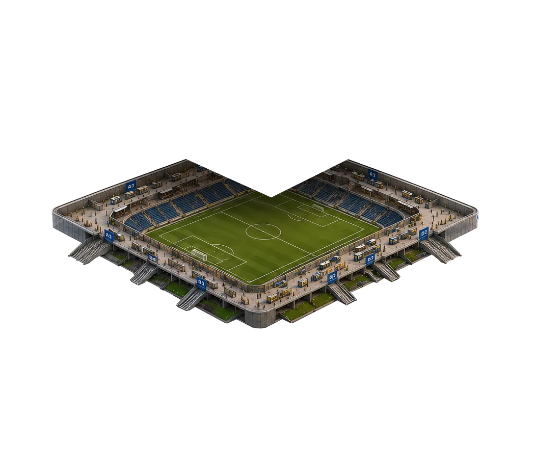 Stadion 3D - EBENE 0